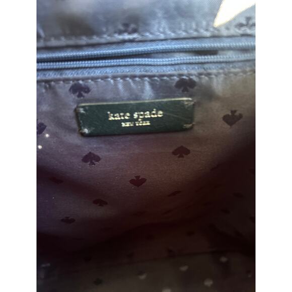 Kate Spade Ellie Large Flap Quilted Backpack in Quilted Navy - Picture 8 of 8